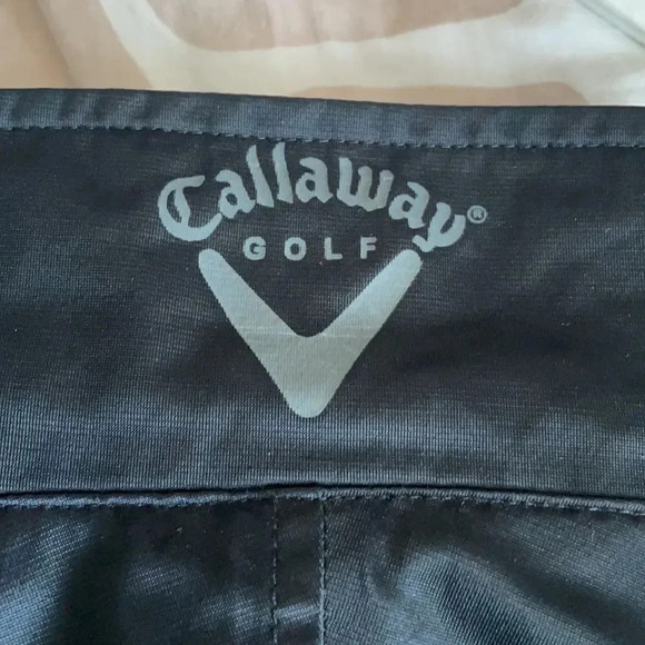 Callaway Golf Windbreaker Full Zip Jacket Black Men’s size L Outerwear - Picture 12 of 14